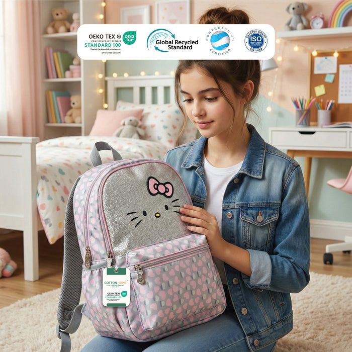 Hello Kitty Themed Kids Backpack 8 Years+, Pink