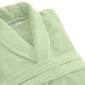 Premium Cotton Mint Green Terry Bathrobe with Pockets Suitable for Men and Women, Soft & Warm Terry Home Bathrobe, Sleepwear Loungewear, One Size Fits All