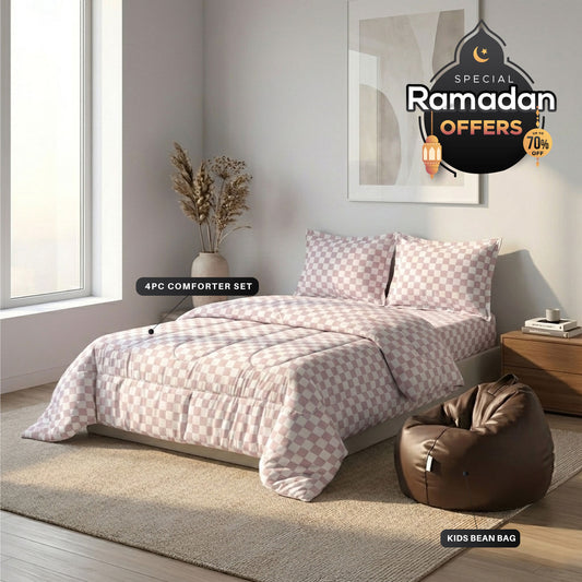 Ramadan Special Sale – 4PC Kids Bedding & Bean Bag Bundle 25