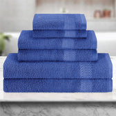 Cotton 6 Piece Towel Set-Soft Feel, Quick Dry, Highly Absorbent Durable Towels