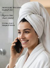 8 pc Bathrobe Set by Cotton home