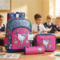 Hello Kitty 3-Piece School Bag Set – Backpack with Lunch Bag & Pencil Case 4+ Years