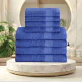 Cotton Face Towel and Hand Towel 8 Piece Set-Soft Feel, Quick Dry, Highly Absorbent Durable Towels