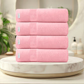 Cotton Bath Sheet 100x150 CM 4 Piece Set-Soft Feel, Quick Dry, Highly Absorbent Durable Towels