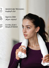 Cotton Face Towel and Hand Towel 4 Piece Set-Soft Feel, Quick Dry, Highly Absorbent Durable Towels - Cotton Home