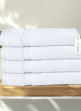 Cotton Hand Towel 40x70 CM 4 Piece Set-Soft Feel, Quick Dry, Highly Absorbent Durable Towels