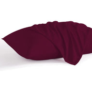 Pillow Cover with Pressed Pillow Set- 50x75cm - Dreamy Comfort Combo Burgundy - 2 Piece