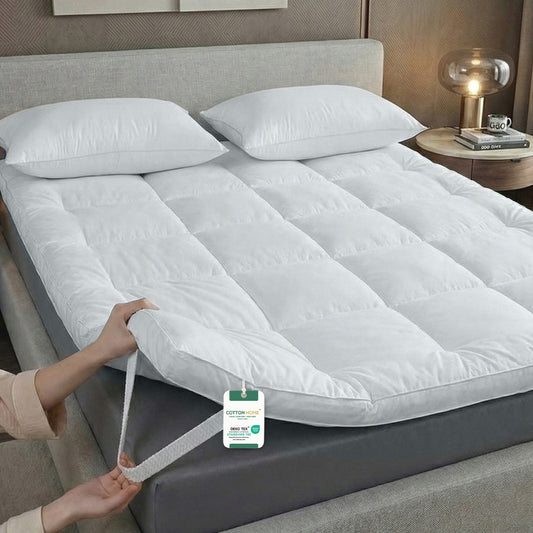 Mattress Topper 150x200+5cm - White