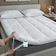 Mattress Topper 90×190+8cm - White
