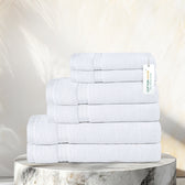 Cotton 6 Piece Towel Set-Soft Feel, Quick Dry, Highly Absorbent Durable Towels