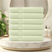 Cotton Bath Towel 70x140 CM 6 Piece Set-Soft Feel, Quick Dry, Highly Absorbent Durable Towels