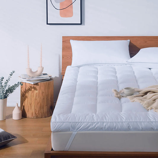Back to School Comfort Combo – 3PC Mattress Topper 160x200+8cm, Pillow, Fitted Sheet at Special Deals!
