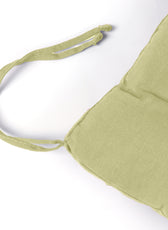 Premium Beige Chair Pads with Ties suitable for Dining Room For Indoor Outdoor Garden Patio Kitchen Office Chairs - Cotton Home