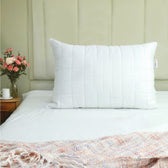 Sapphire Quilted Premium Cotton Pillow with Down Alternative filling 50x75 cm