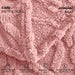 Premium Jacquard Blanket Double Size 220x240 Pink - Cotton Home