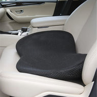 Spine Black Lumbar Support Memory Foam Cushion for Car Seats – 46x34x10cm