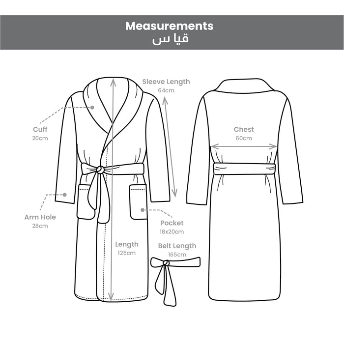 Luxury 8PC Egyptian Cotton Bath Bundle Set – Bathrobe, Towels, Slippers & Room Fragrance