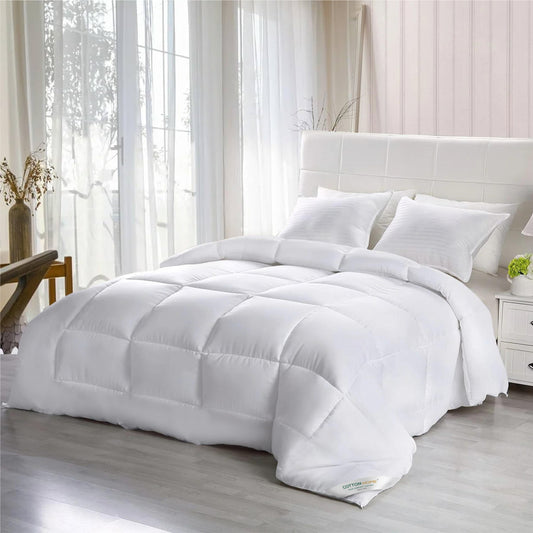 Four Seasons White Sanitized Duvet Anti Allergy Fabric 1 piece 200x200cm White