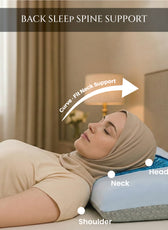 Atlantic Memory Foam Gel Pillow – Ergonomic Cervical Spine Support 60x40x14cm