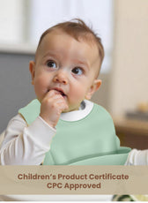 Adorable Silicone Baby Bibs  Set of 3 – Soft, Waterproof & Adjustable (10-72 Months)