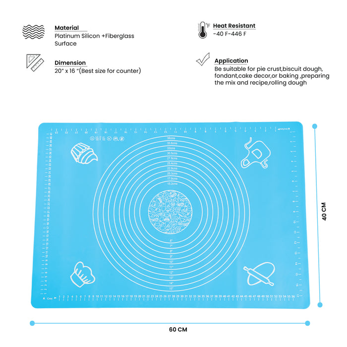 New Year Essentials Combo – Lemon Squeezer, Baking Mat & Storage Set Bundle 7