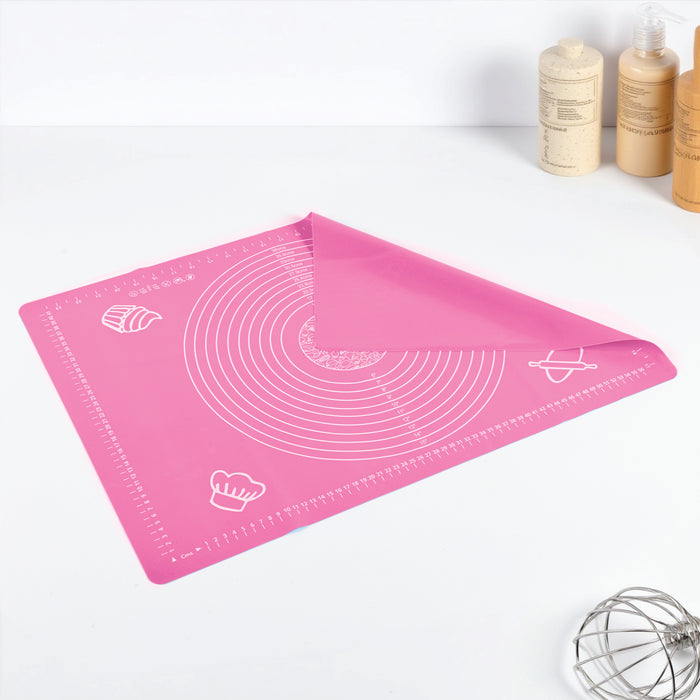 Silicon Pink Reusable Non-Stick Baking Mat Extra Large 60x40cm