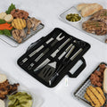 Premium Stainless Steel 5 pieces BBQ Grill Tool Set with Oxford Bag