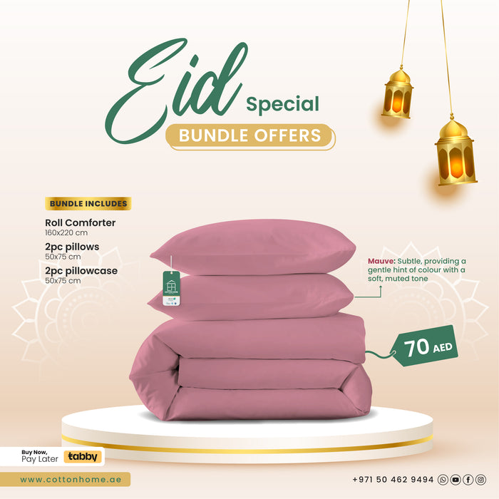EID Special Bundle:  Luxurious Comfort Essentials for a Cozy Celebration! - Mauve