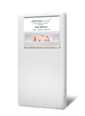Cot Mattresses, 120 x 60cm Crib Mattress with Extra Thick 10 cm Memory Foam & Removable Washable Cover, Breathable, Anti Allergenic and Water Resistant Toddler Bed Mattress