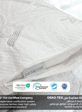 Bamboo Waterproof Pillow Protector 50 X 75 CM - 2 Piece, Grey