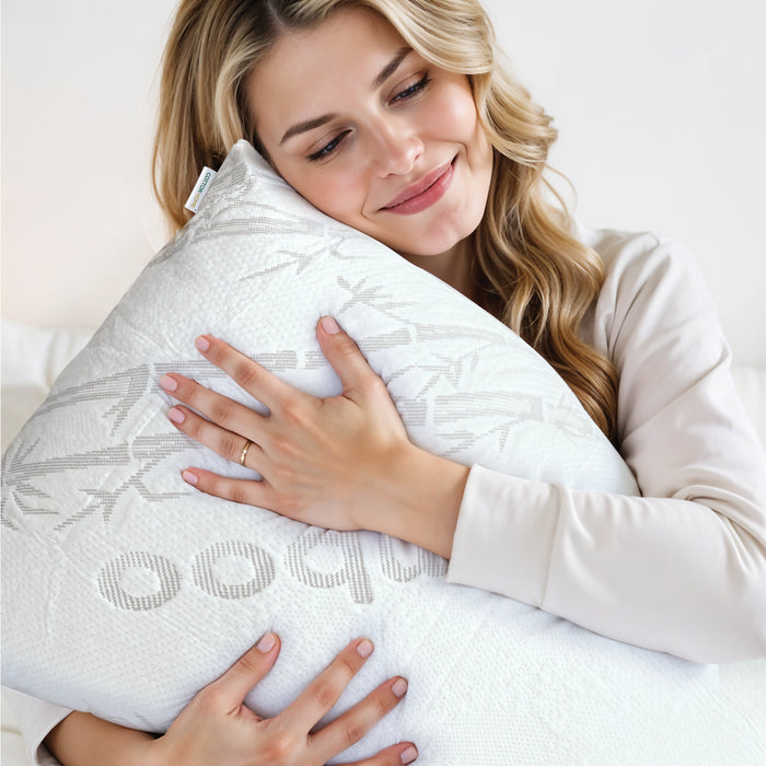 Back to School Comfort Combo  – 5PC Bamboo Mattress & Pillow Protection Set with Pillows 160x200cm