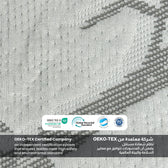 Premium Bamboo Grey Mattress Protector 90x200+35CM Breathable & Waterproof - Cotton Home