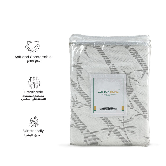 Back to School Comfort Combo  – 5PC Bamboo Mattress & Pillow Protection Set with Pillows 160x200cm