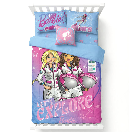 Barbie Kids Bedding Set – 5 Piece Comforter Set