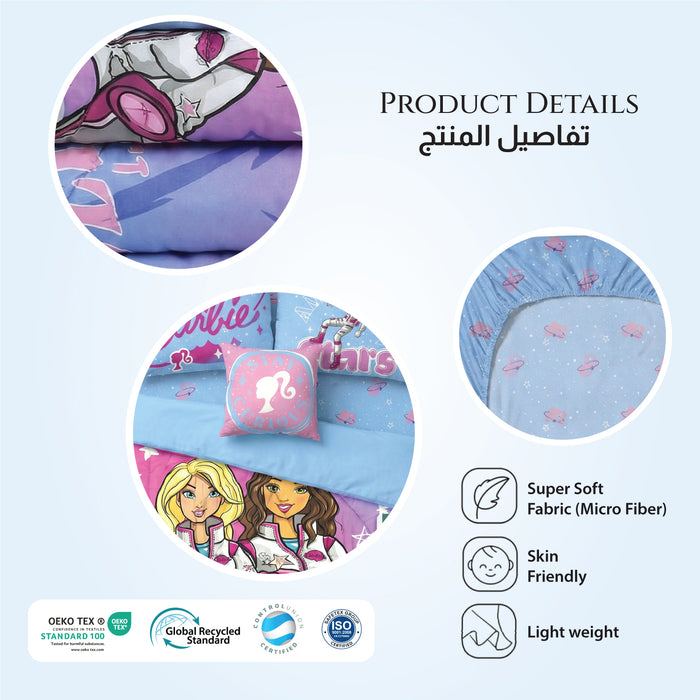 Barbie Kids Bedding Set – 5 Piece Comforter Set