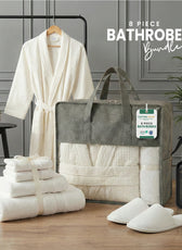 Bathrobe, Towels, Slippers & Room Fragrance Set