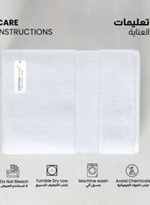 Cotton Bath Sheet 100x150 CM 2 Piece Set-Soft Feel, Quick Dry, Highly Absorbent Durable Towels