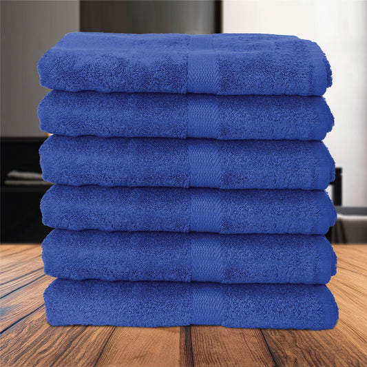 Cotton Bath Towel 70x140 CM 6 Piece Set-Soft Feel, Quick Dry, Highly Absorbent Durable Towels