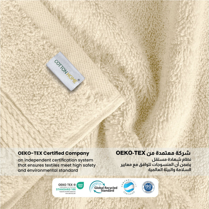 Back to School Comfort Combo 3 - Towels & Slippers Set- Ivory