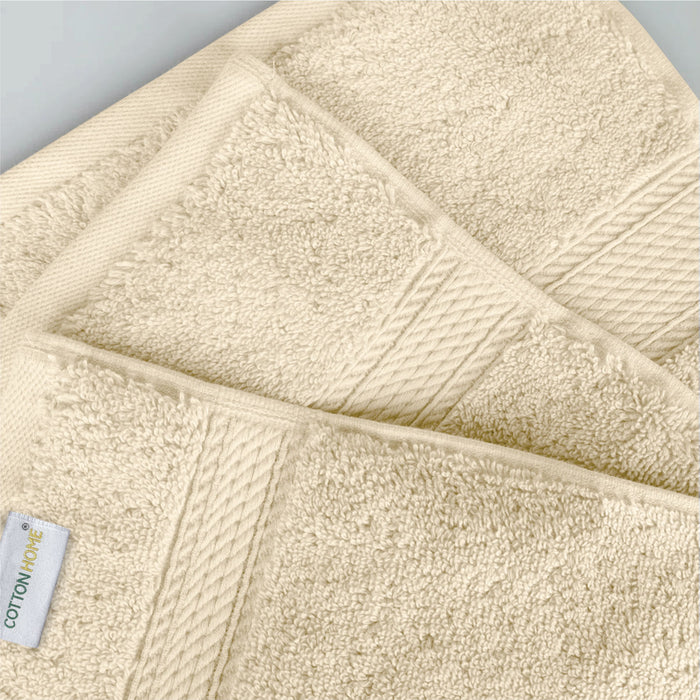 Back to School Comfort Combo 3 - Towels & Slippers Set- Ivory