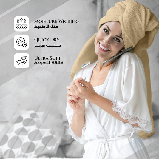 Back to School Comfort Combo 1 - Towels & Slippers Set Linen