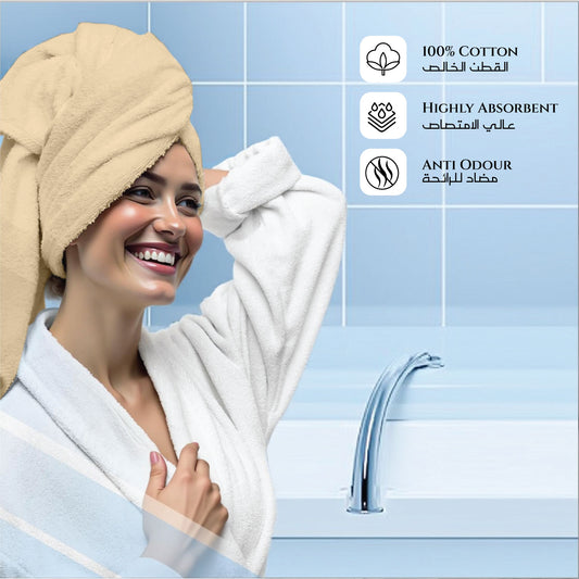 Back to School Comfort Combo 2 - Towels & Slippers Set Linen
