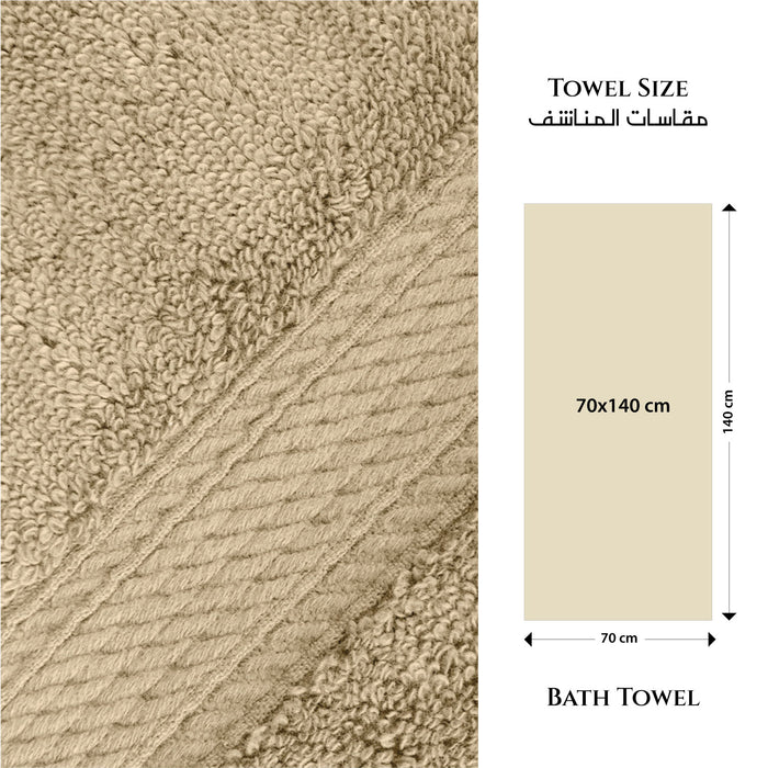 Back to School Comfort Combo 3 - Towels & Slippers Set- Linen