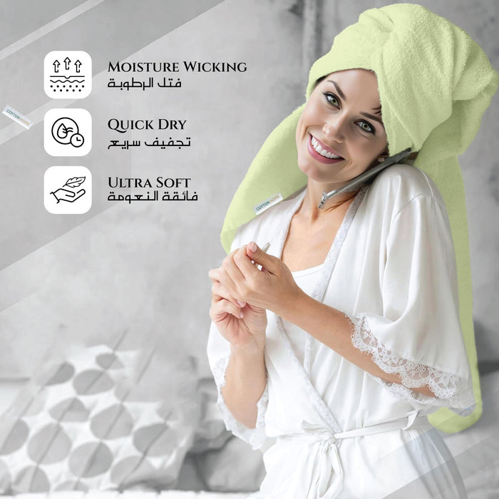 Summer Comfort Combo 1 – Towels & Slippers at Special Deals! - Mint Green