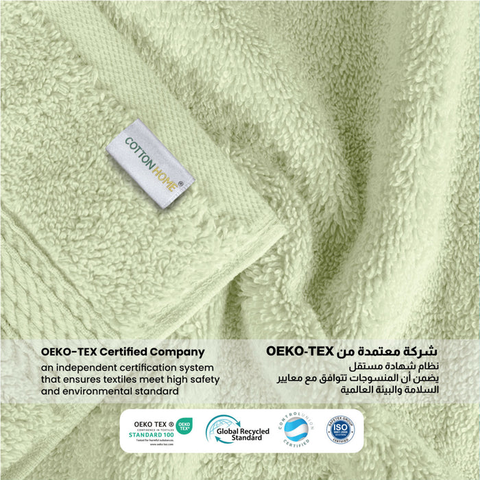 Summer Comfort Combo 1 – Towels & Slippers at Special Deals! - Mint Green