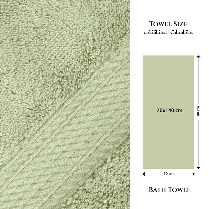 Summer Comfort Combo 1 – Towels & Slippers at Special Deals! - Mint Green