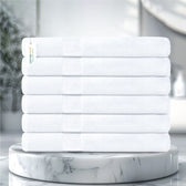 Cotton Bath Sheet 100x150 CM 6 Piece Set-Soft Feel, Quick Dry, Highly Absorbent Durable Towels