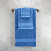 Cotton Home Ultimate Towel Collection - 4 Piece Bundle Blue