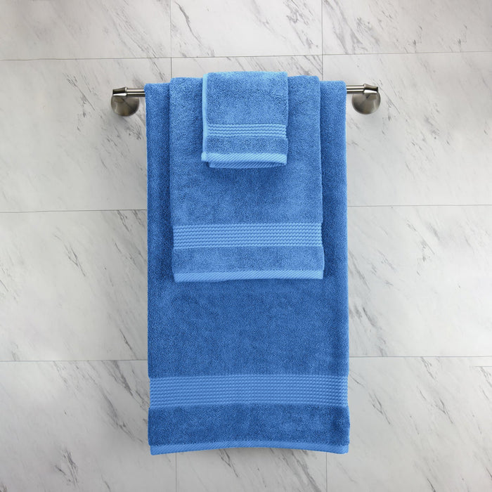 Cotton Home Ultimate Towel Collection - 8 Piece Bundle Blue