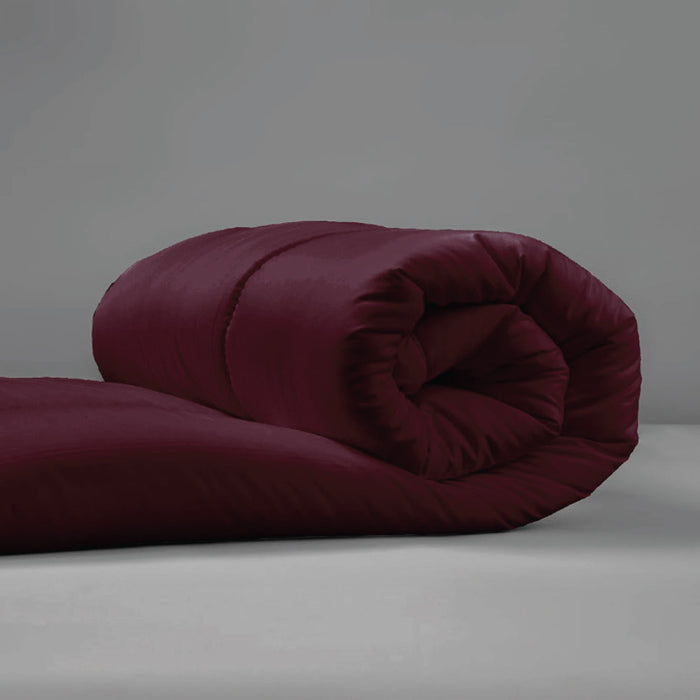 Premium Bordo 220x240 cm All Season High quality Super Soft Comforter 1 Piece